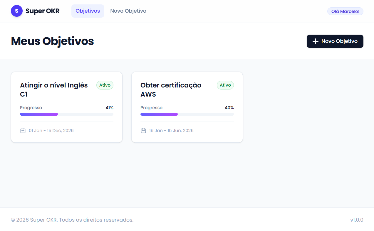Super OKR Dashboard
